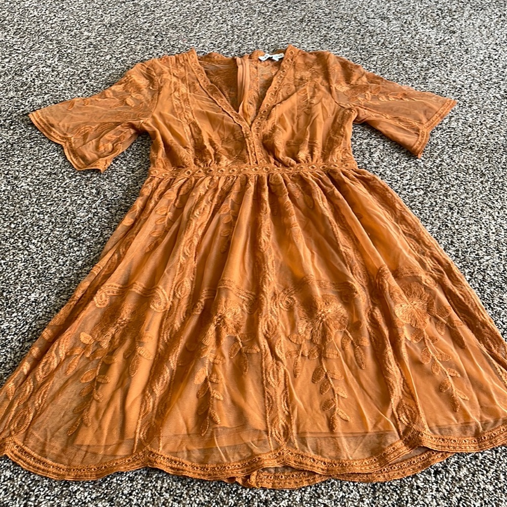 Boho Embroidered dress